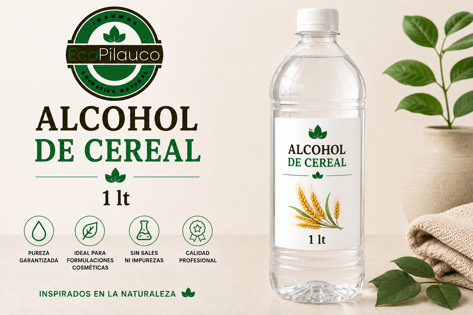 Alcohol de Cereal 96º
