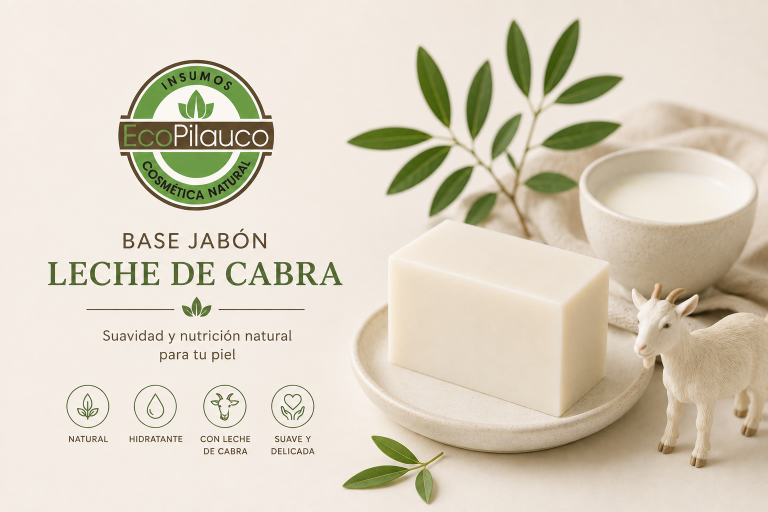 Base Jabón Leche de Cabra