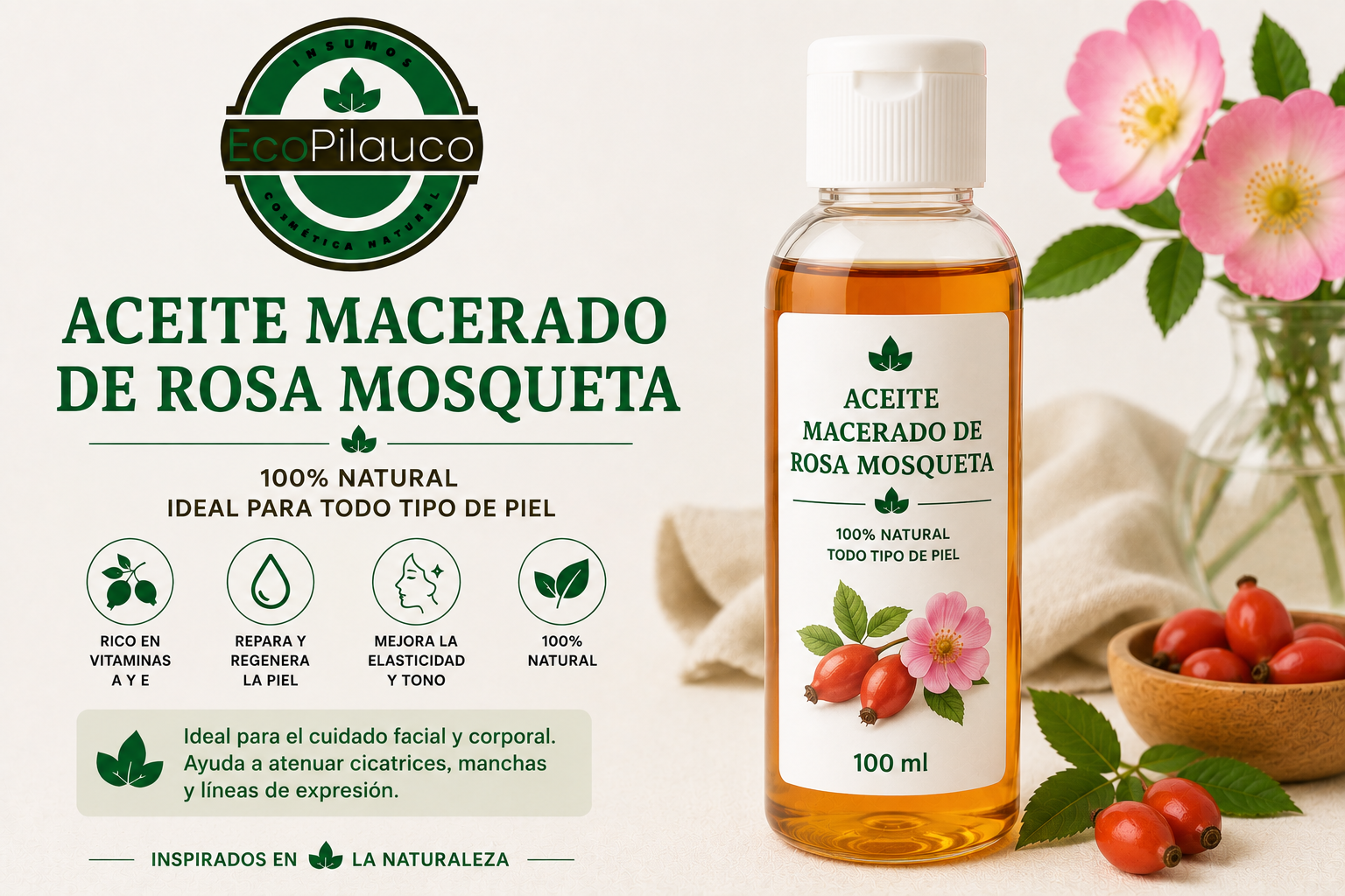 Aceite Macerado Rosa Mosqueta