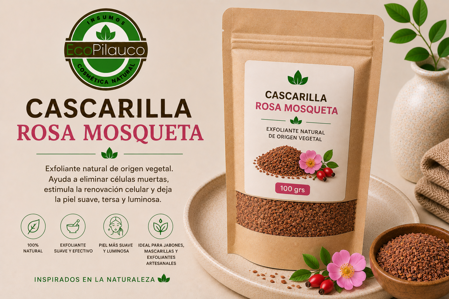 Exfoliante Rosa Mosqueta 100