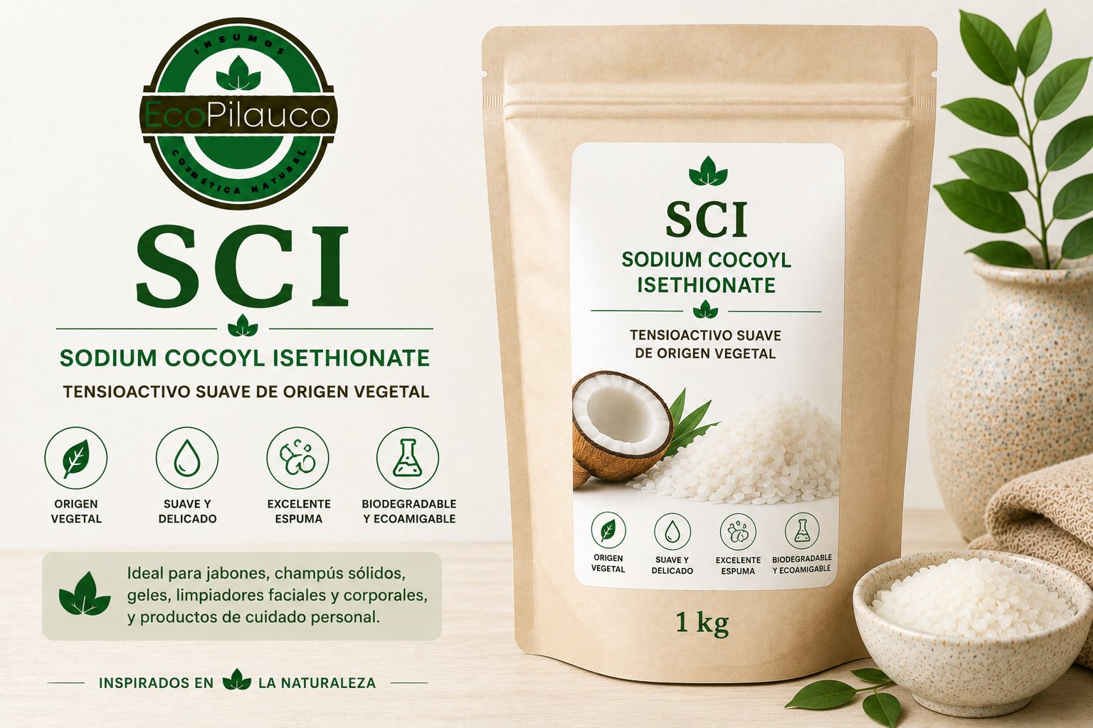SCI - Sodium Cocoyl Isethionate